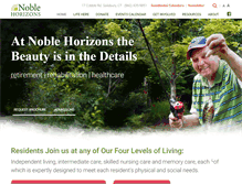 Tablet Screenshot of noblehorizons.org
